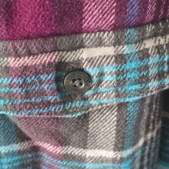 Patagonia Plaid Long Sleeve Button down Shirt  Size 10 - Picture 2 of 5